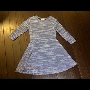 Loft petite casual blue dress